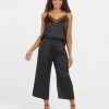 Spanx Shop All Clothing Satin Cropped Wide Leg Pant