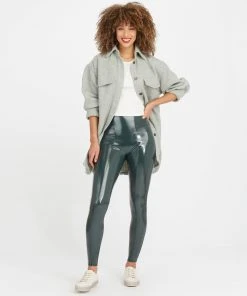 Spanx Faux Patent Leather Leggings 24 Spanx Faux Patent Leather Leggings