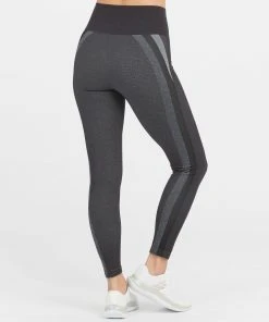Spanx Look At Me Now Seamless Track Stripe Leggings