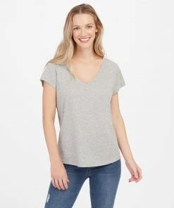 Spanx The Summer Shop Pima Cotton V-Neck Tee