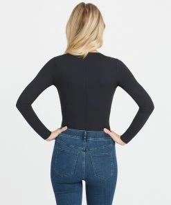 Spanx Suit Yourself Long Sleeve Thong Bodysuit