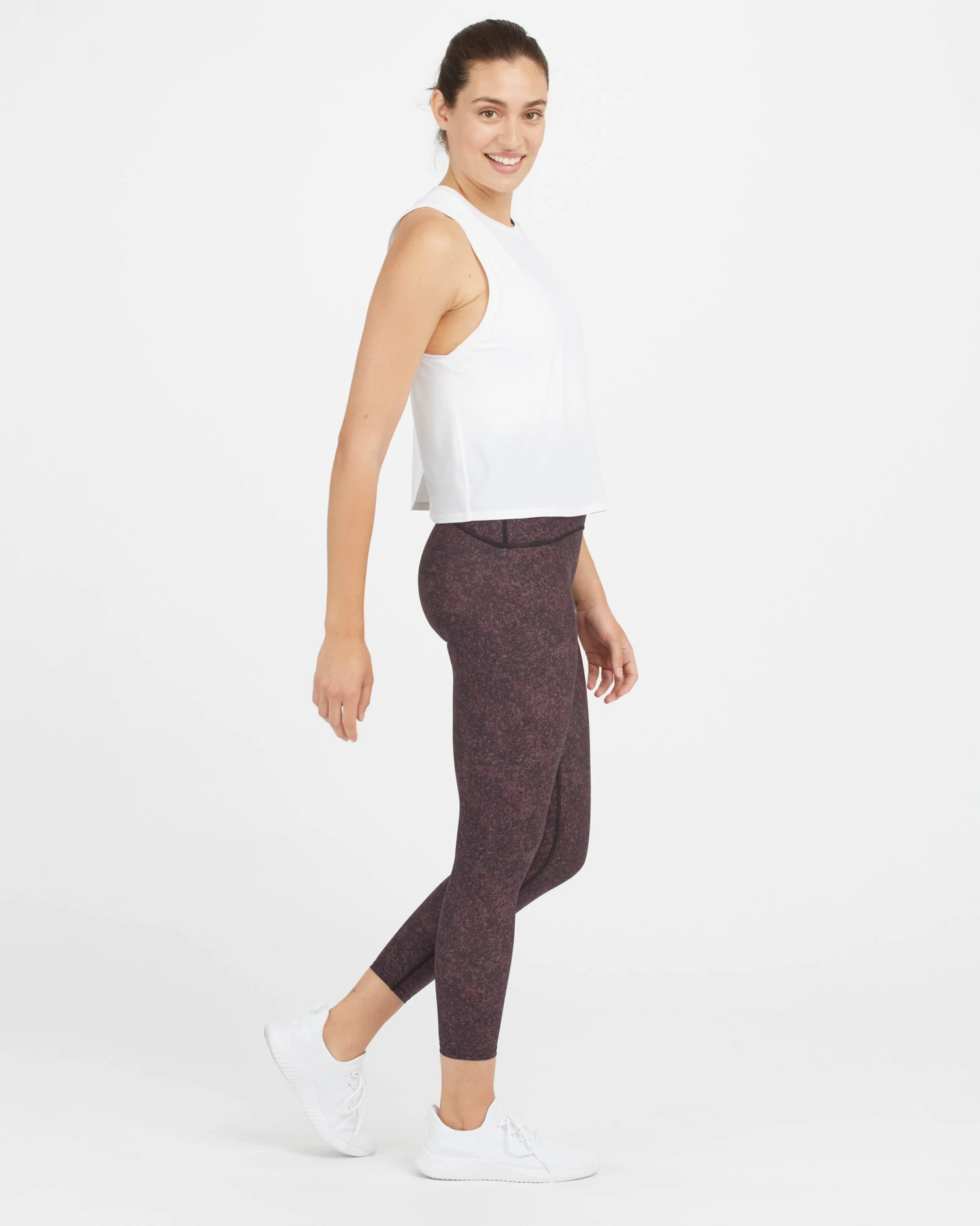 Spanx Booty Boost® Active Speckled 7/8 Leggings 5 Spanx Booty Boost® Active Speckled 7/8 Leggings
