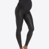 Spanx Mama Faux Leather Leggings