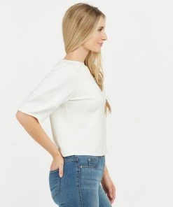 Spanx AirEssentials Puff Sleeve ‘At-the-Hip’ Top