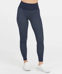 Spanx Look At Me Now Seamless Track Stripe Leggings