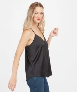 Spanx Satin V-Neck Racerback Cami