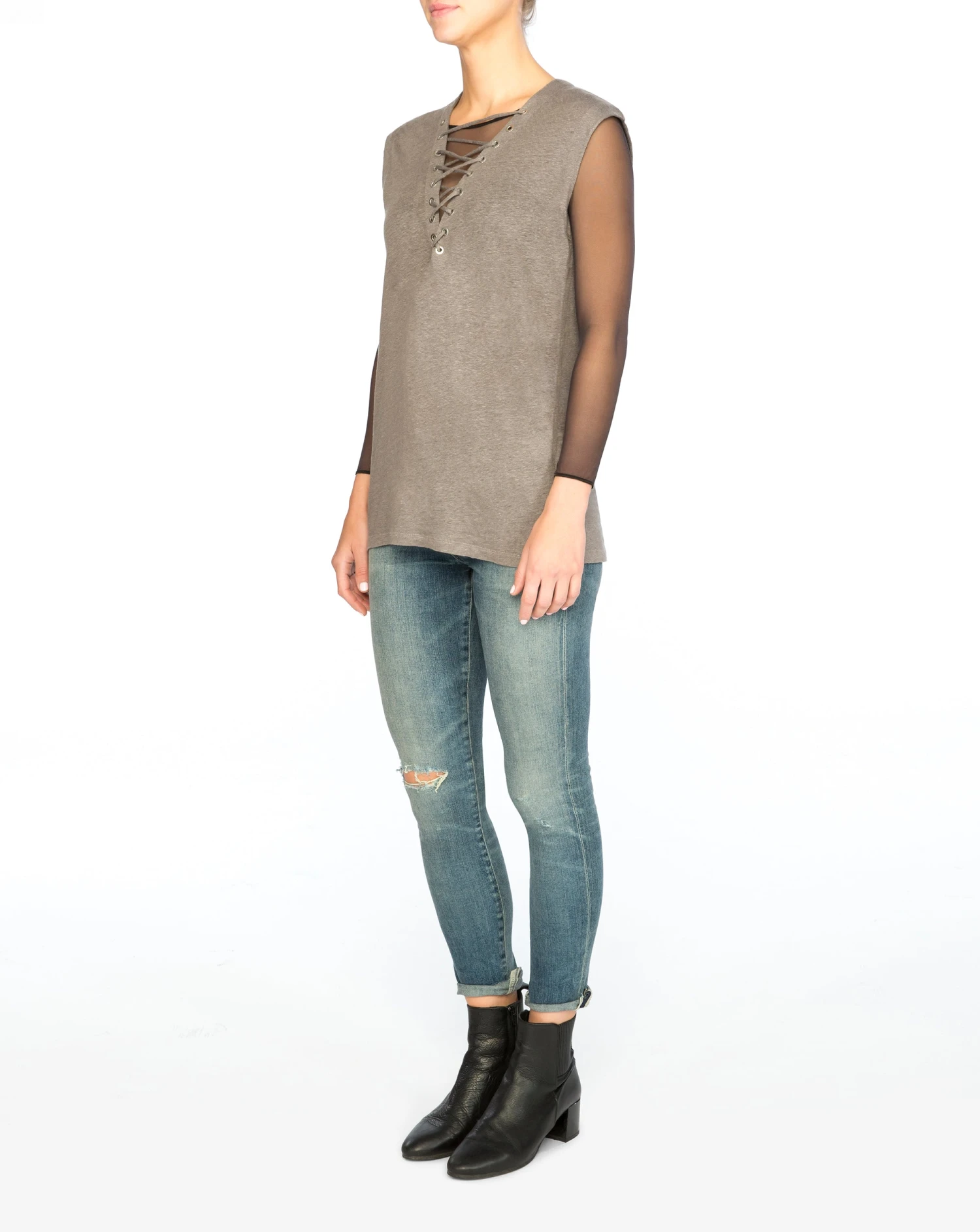 Spanx® Sheer Fashion Mesh Thong Bodysuit 6 Spanx® Sheer Fashion Mesh Thong Bodysuit