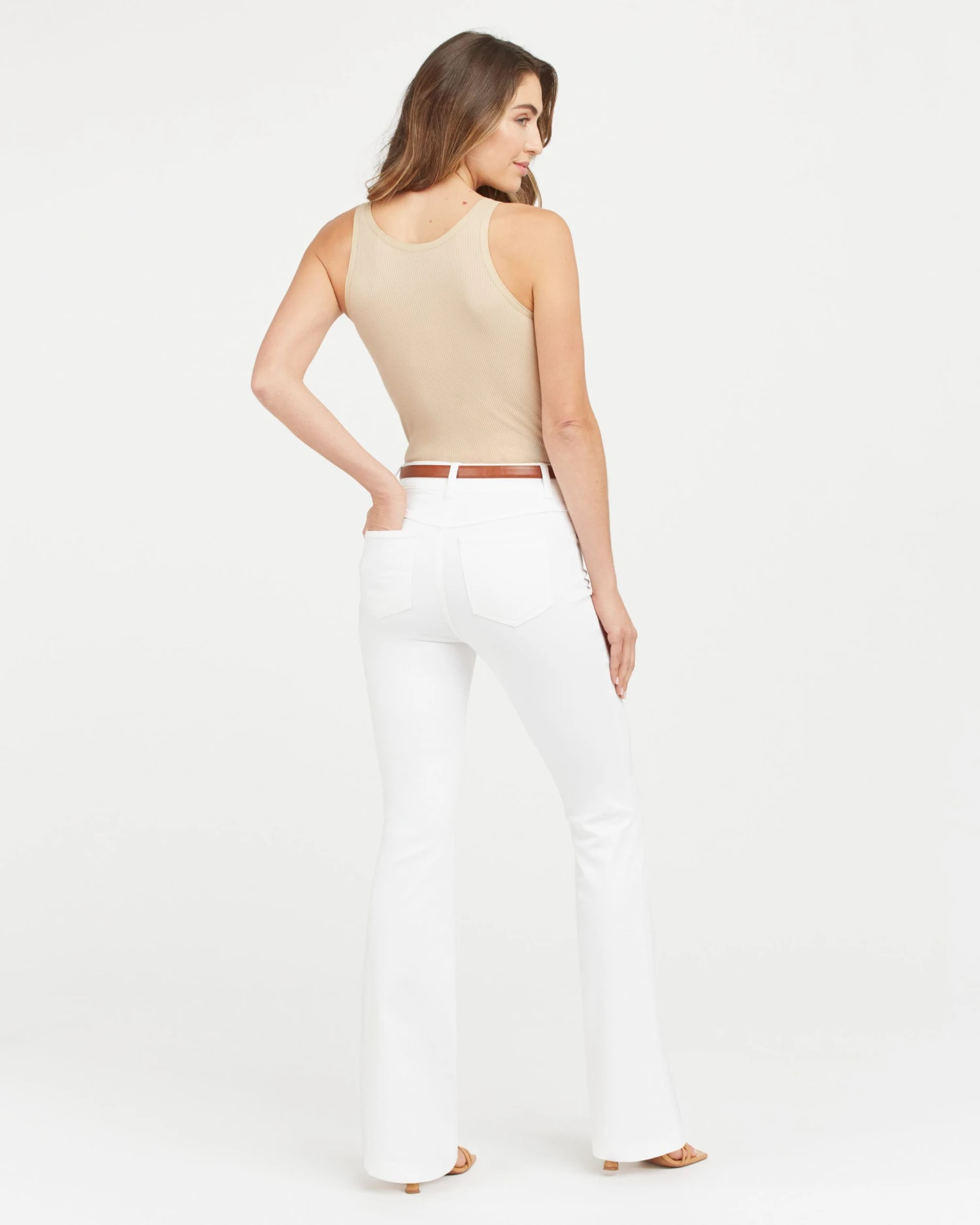 Spanx Flare Jeans, White 6 Spanx Flare Jeans, White