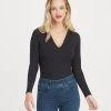 Spanx Suit Yourself Long Sleeve Thong Bodysuit