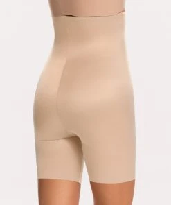 Spanx Skinny Britches® High-Waisted Mid-Thigh Short Shop All Shapewear 24 Spanx Skinny Britches® High-Waisted Mid-Thigh Short Shop All Shapewear