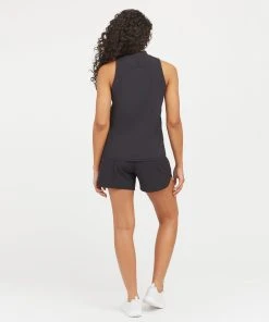 Spanx Go Lightly Ribbed Mock Neck Tank Shop All Activewear 16 Spanx Go Lightly Ribbed Mock Neck Tank Shop All Activewear