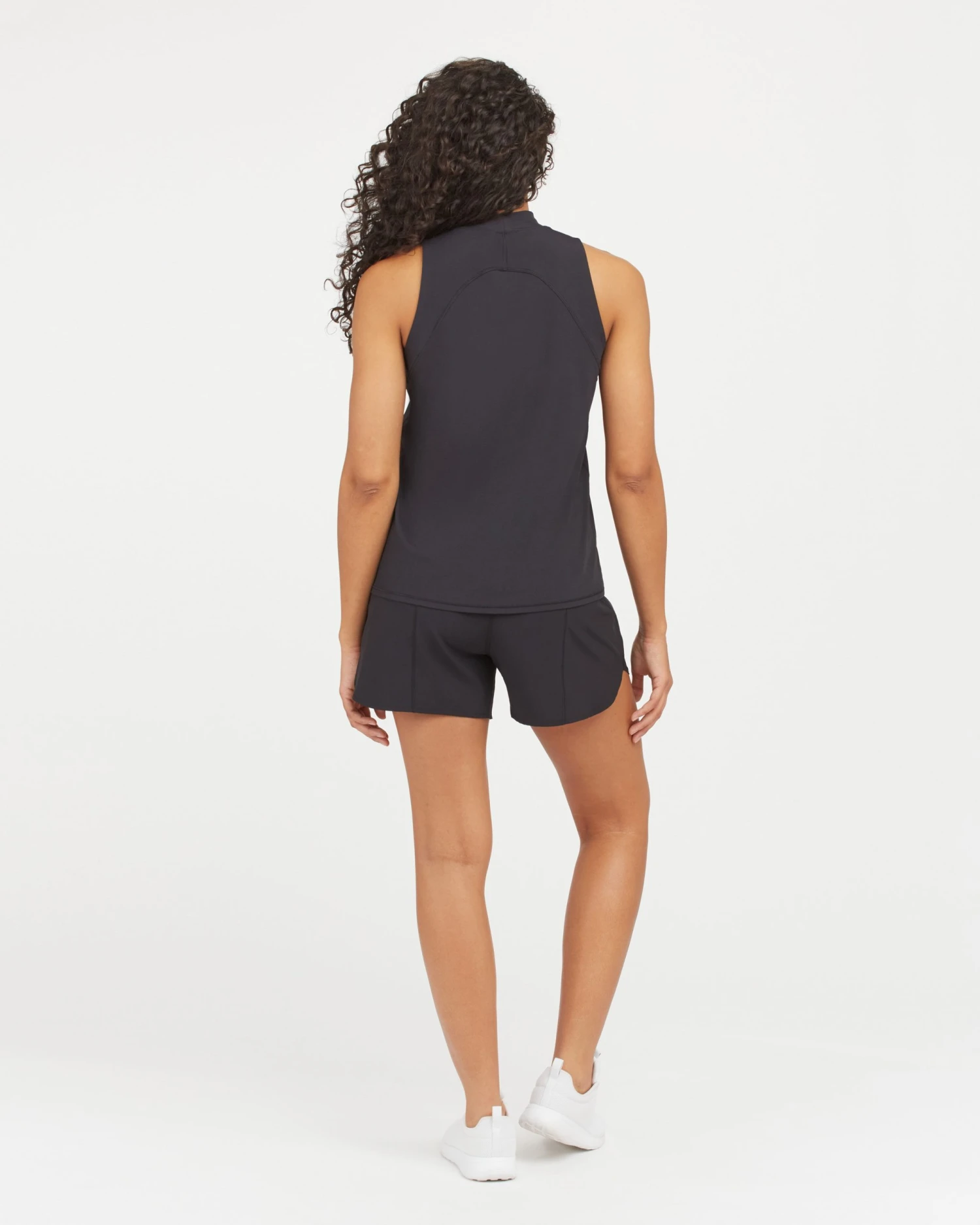 Spanx Go Lightly Ribbed Mock Neck Tank Shop All Activewear 7 Spanx Go Lightly Ribbed Mock Neck Tank Shop All Activewear