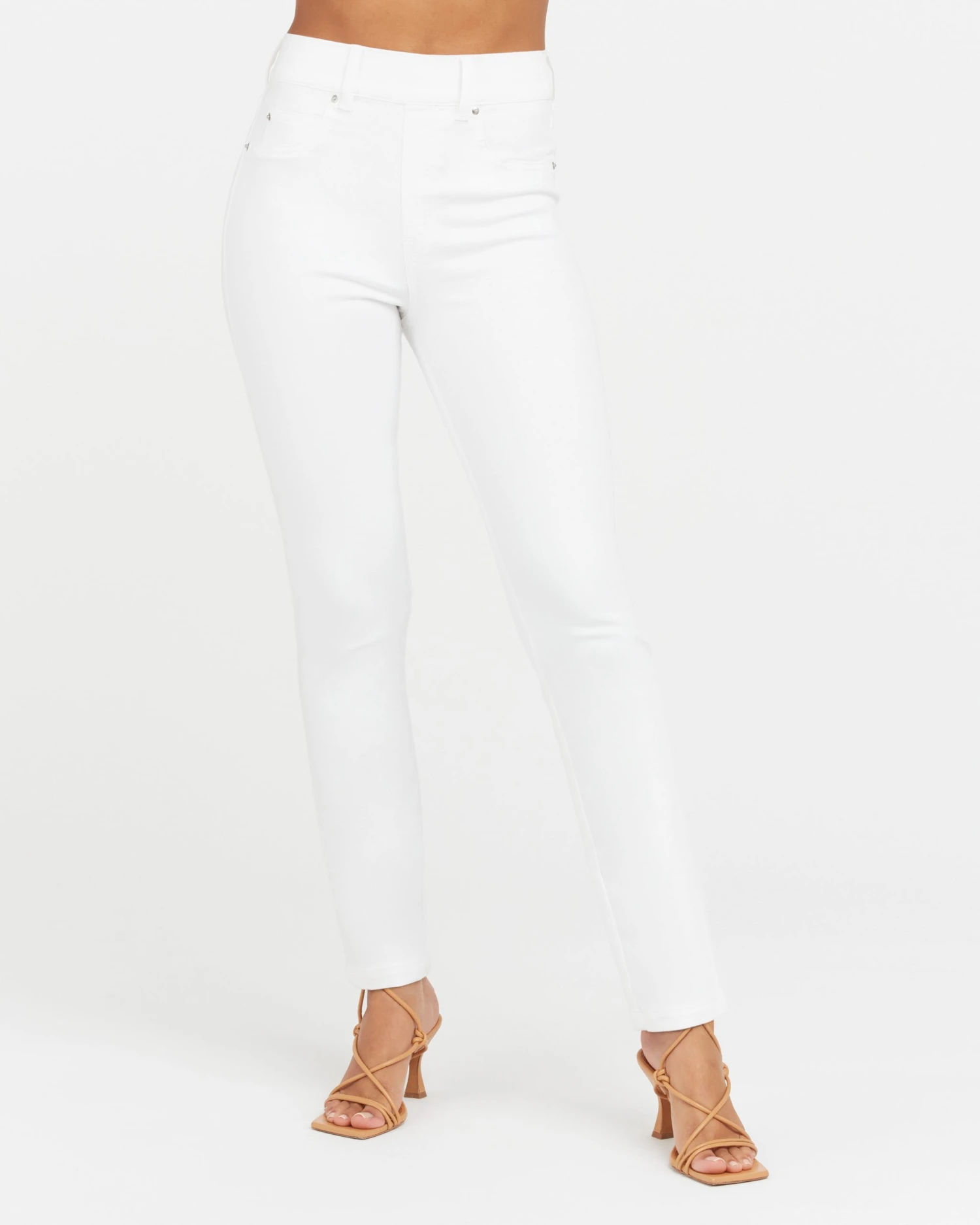 Spanx New Arrivals Ankle Straight Leg Jeans, White 7 Spanx New Arrivals Ankle Straight Leg Jeans, White