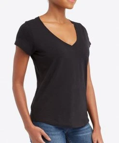 Spanx The Summer Shop Pima Cotton V-Neck Tee