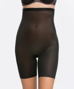 Spanx Skinny Britches® High-Waisted Mid-Thigh Short Shop All Shapewear 27 Spanx Skinny Britches® High-Waisted Mid-Thigh Short Shop All Shapewear
