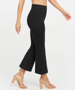 Spanx Shop All Clothing The Perfect Black Pant, Cropped Flare