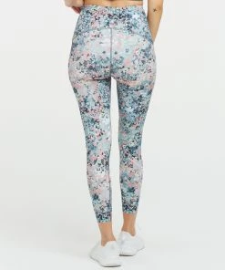 Spanx New Arrivals Booty Boost Active Splatter Floral ⅞ Leggings
