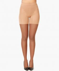 Spanx Graduated Compression Shaping Sheers, 8-15Mmhg Hosiery 28 Spanx Graduated Compression Shaping Sheers, 8-15Mmhg Hosiery