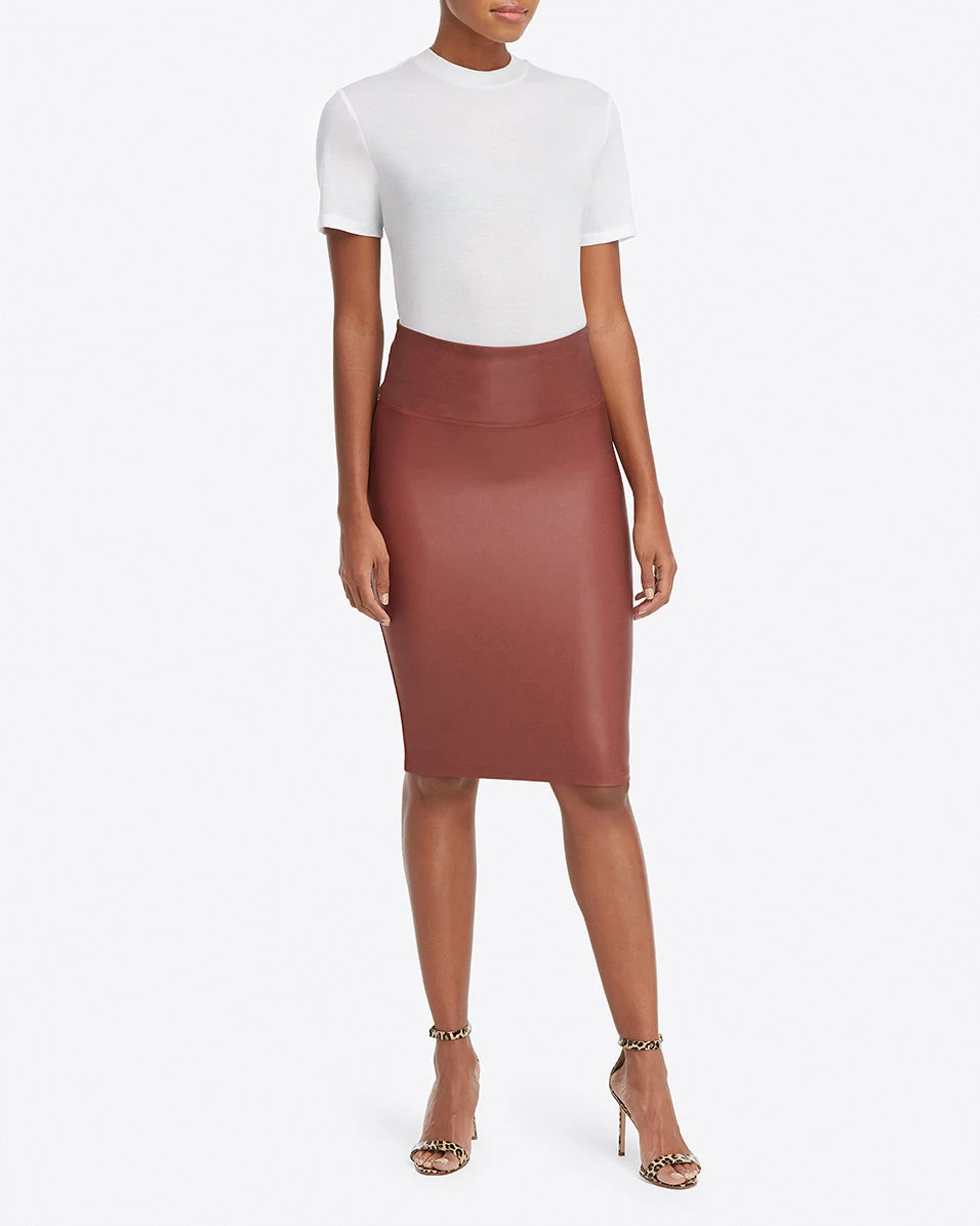 Spanx Faux Leather Pencil Skirt 10 Spanx Faux Leather Pencil Skirt