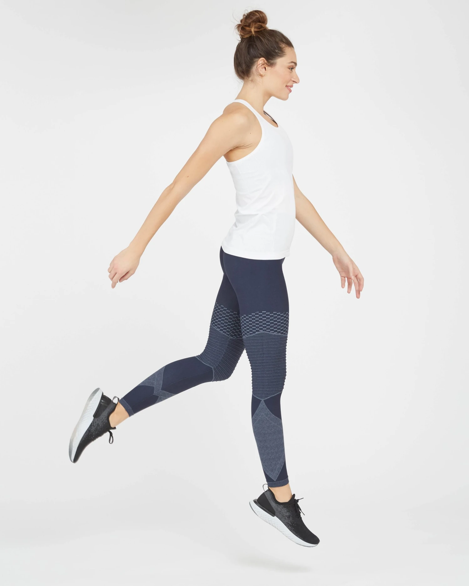 Spanx Look At Me Now Seamless Moto Leggings, Indigo Sky Comfy Essentials 5 Spanx Look At Me Now Seamless Moto Leggings, Indigo Sky Comfy Essentials