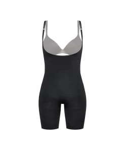 Spanx Power Open-Bust Mid-Thigh Bodysuit Shop All Shapewear