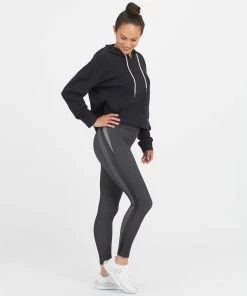 Spanx Look At Me Now Seamless Track Stripe Leggings