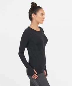 Spanx Look At Me Now Seamless Long Sleeve Tee 13 Spanx Look At Me Now Seamless Long Sleeve Tee