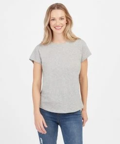 Spanx The Summer Shop Pima Cotton Crew Neck Tee