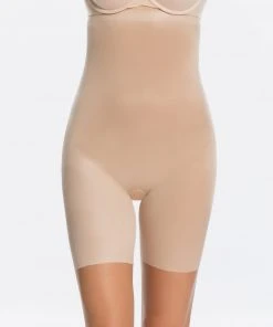 Spanx Skinny Britches® High-Waisted Mid-Thigh Short Shop All Shapewear 23 Spanx Skinny Britches® High-Waisted Mid-Thigh Short Shop All Shapewear