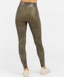 Spanx Faux Leather Croc Shine Leggings