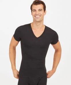 Spanx Sculpt Cotton V-Neck