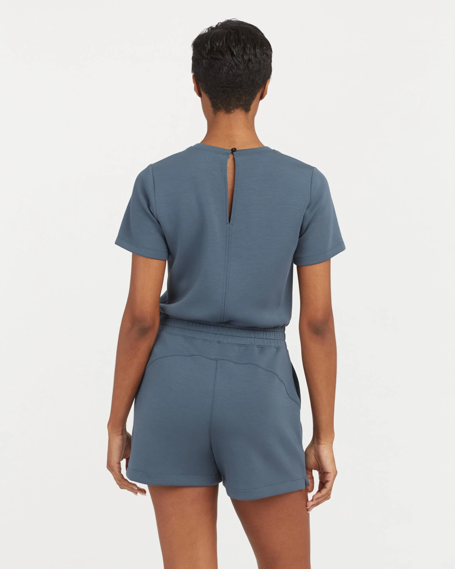 Spanx New Arrivals AirEssentials Short Sleeve Romper 4 Spanx New Arrivals AirEssentials Short Sleeve Romper