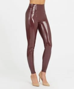 Spanx Faux Patent Leather Leggings 32 Spanx Faux Patent Leather Leggings
