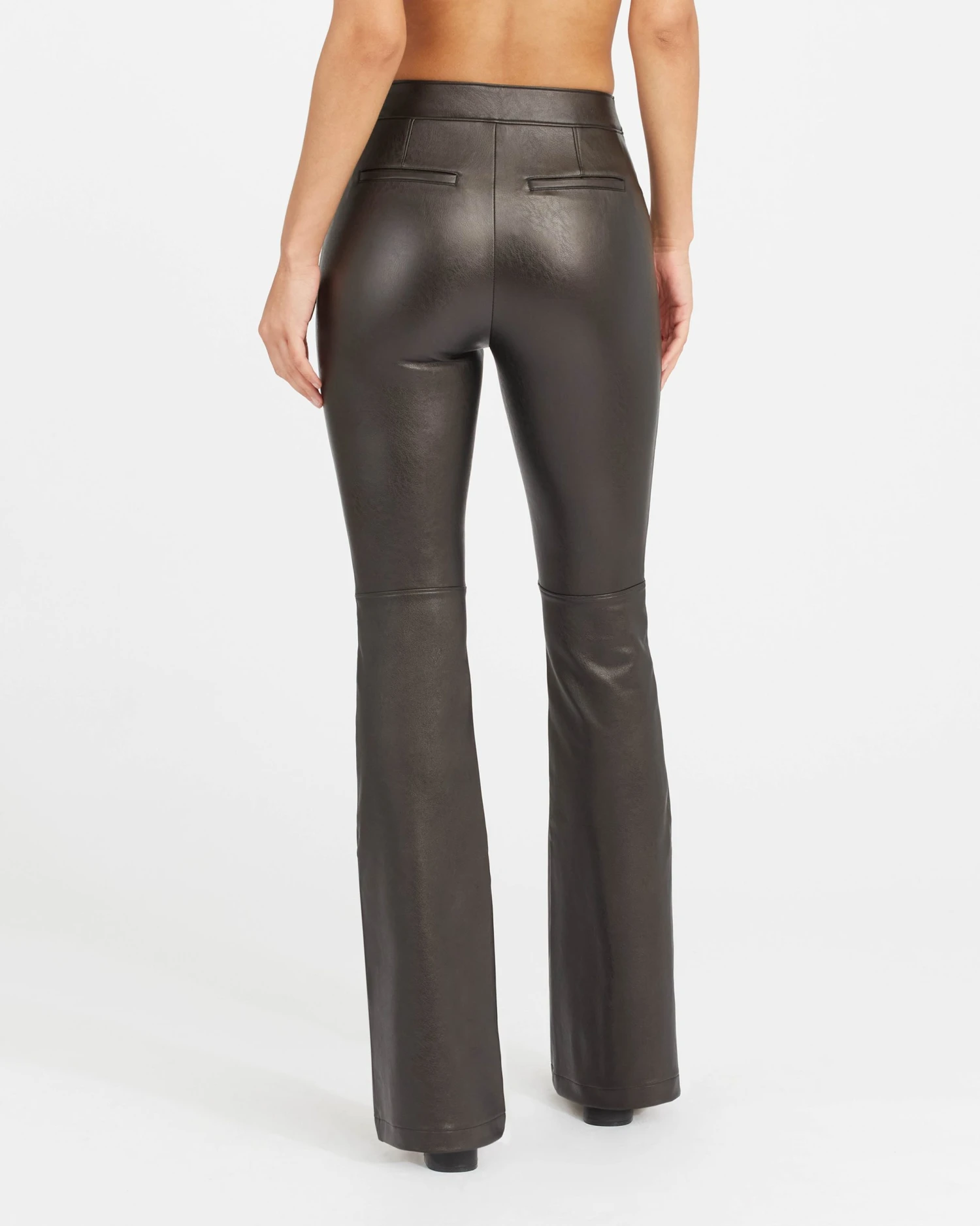 Spanx New Arrivals Leather-Like Flare Pant 4 Spanx New Arrivals Leather-Like Flare Pant
