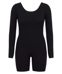 Spanx Luxe Essentials Long Sleeve Mid-Thigh Bodysuit