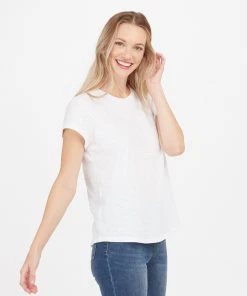 Spanx The Summer Shop Pima Cotton Crew Neck Tee