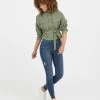 Spanx Distressed Ankle Skinny Jeans, Medium Wash Comfy Essentials 2 Spanx Distressed Ankle Skinny Jeans, Medium Wash Comfy Essentials