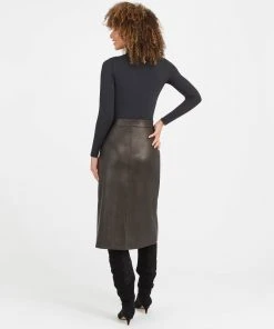 Spanx Leather-Like Midi Skirt 9 Spanx Leather-Like Midi Skirt