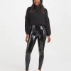 Spanx Faux Patent Leather Leggings