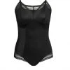 Spanx Spotlight On Lace Satin Thong Bodysuit 1 Spanx Spotlight On Lace Satin Thong Bodysuit
