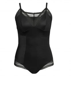 Spanx Spotlight On Lace Satin Thong Bodysuit