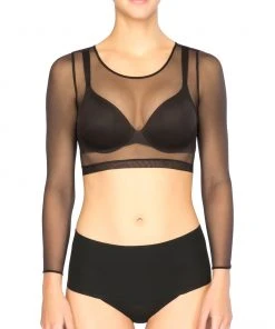 Shop All Clothing Spanx® Sheer Fashion Mesh Crop Top