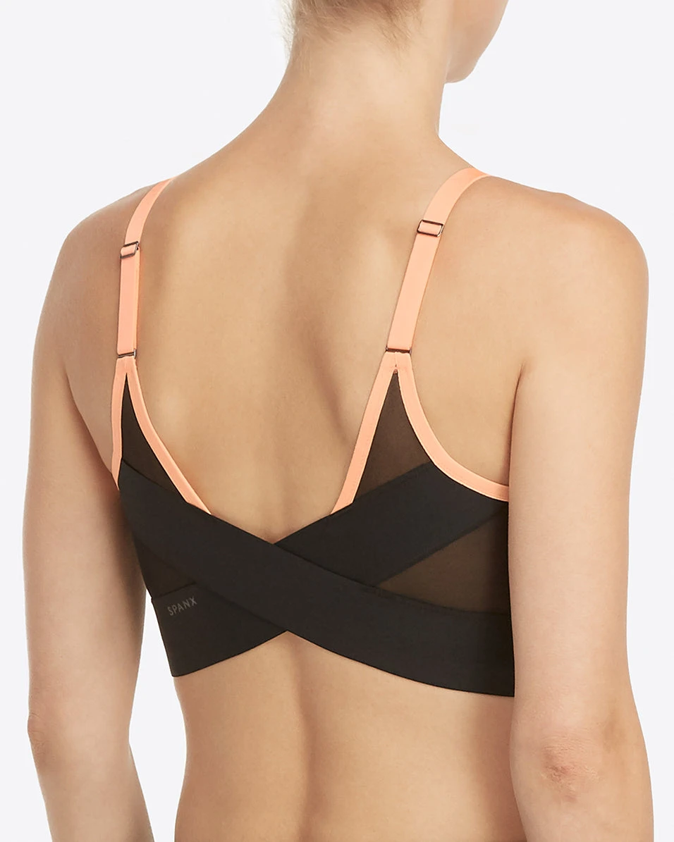 Spanx Mesh Panel Medium Impact Sports Bra The Summer Shop 11 Spanx Mesh Panel Medium Impact Sports Bra The Summer Shop