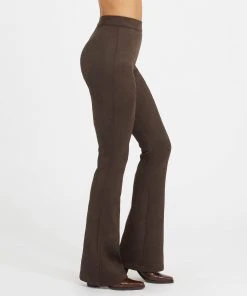 Spanx New Arrivals Faux Suede Flare Pants