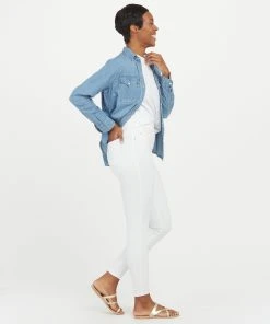 Spanx Ankle Skinny Jeans, White