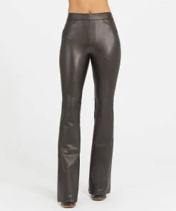 Spanx New Arrivals Leather-Like Flare Pant 12 Spanx New Arrivals Leather-Like Flare Pant