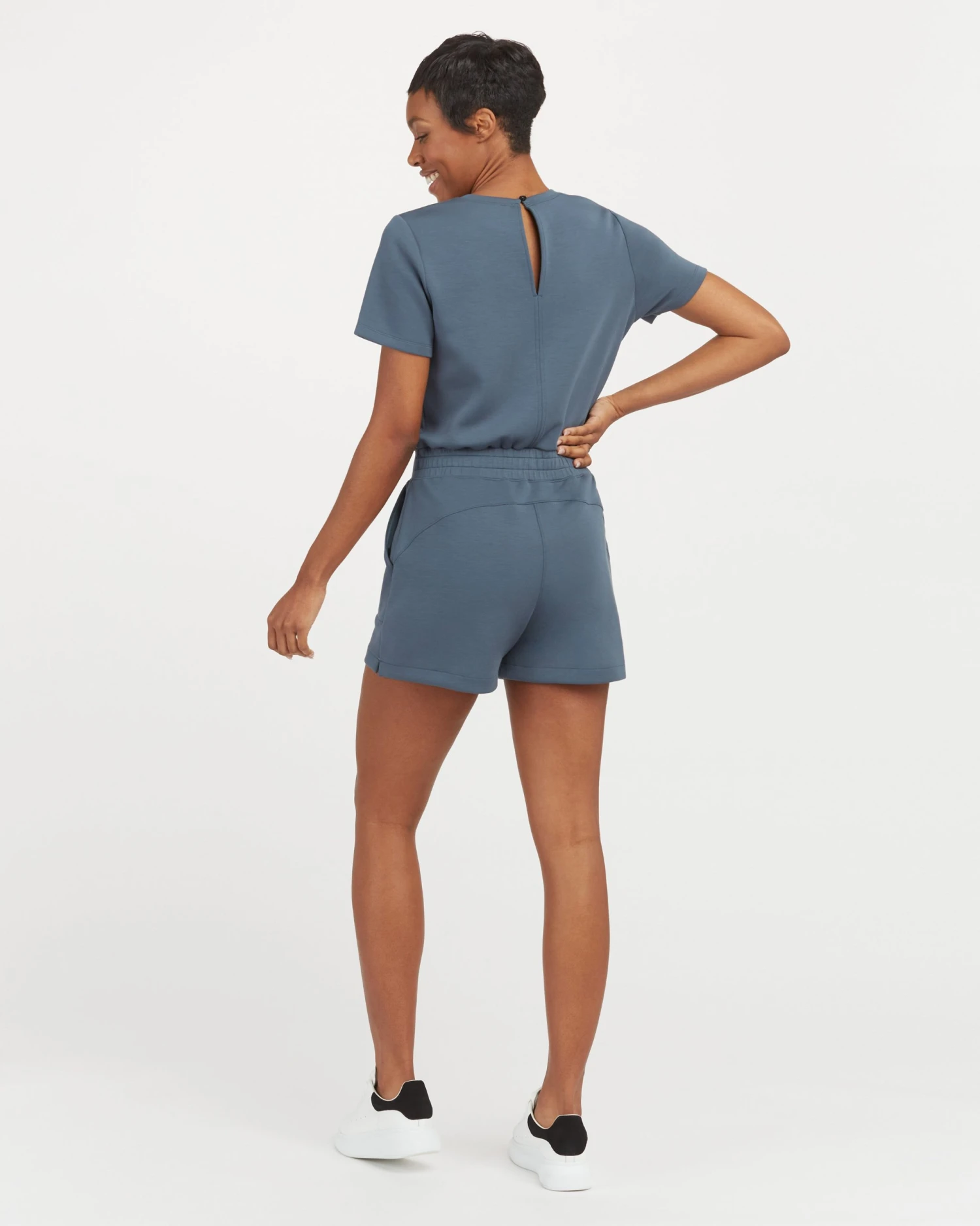 Spanx New Arrivals AirEssentials Short Sleeve Romper 6 Spanx New Arrivals AirEssentials Short Sleeve Romper