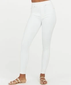 Spanx Ankle Skinny Jeans, White