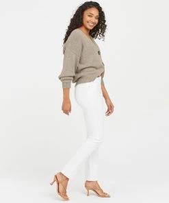 Spanx New Arrivals Ankle Straight Leg Jeans, White 10 Spanx New Arrivals Ankle Straight Leg Jeans, White