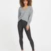 Spanx Faux Leather Matte Snake Leggings